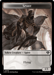 Spirit (0039) // Knight Double-Sided Token [Commander Masters Tokens] MTG Single Magic: The Gathering  | Multizone: Comics And Games