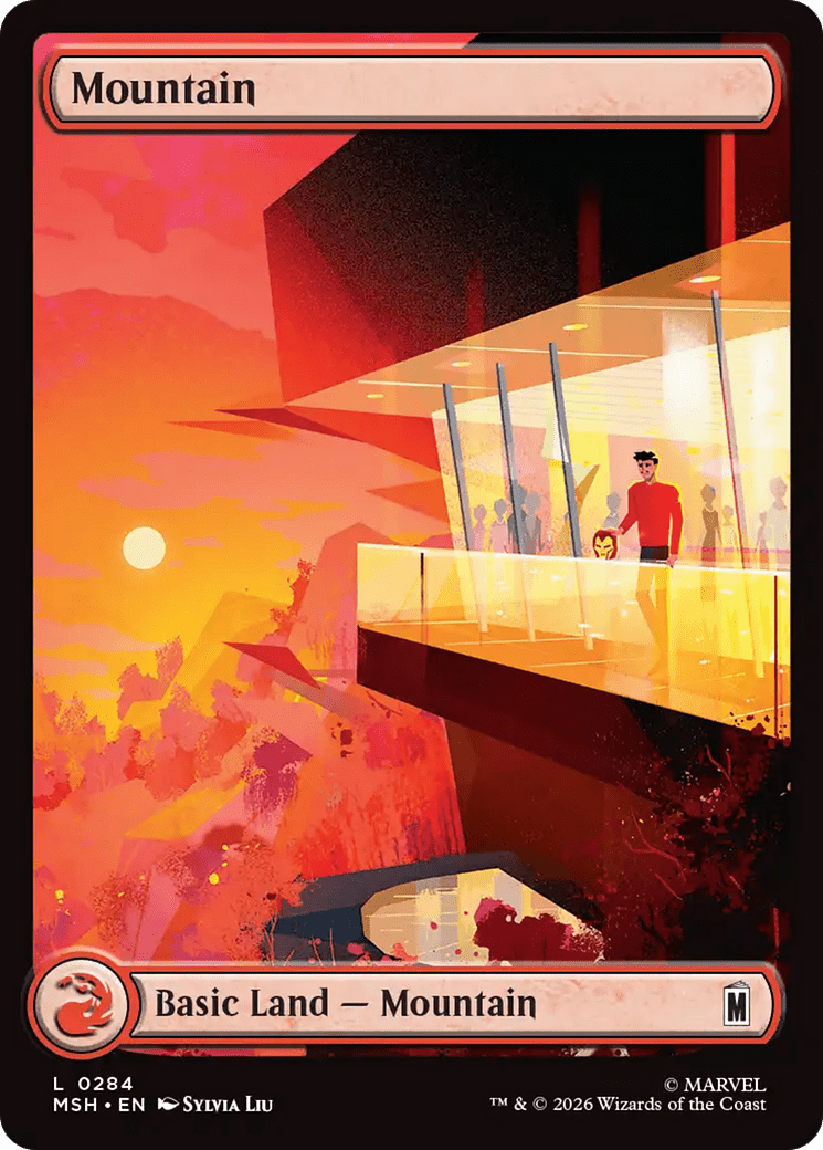 Mountain (0284) [Marvel Super Heroes] MTG Single Magic: The Gathering  | Multizone: Comics And Games