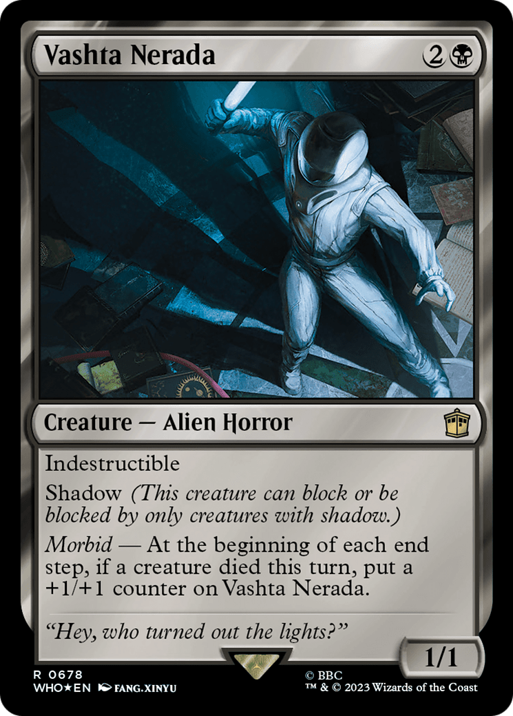 Vashta Nerada (Surge Foil) [Doctor Who] MTG Single Magic: The Gathering  | Multizone: Comics And Games