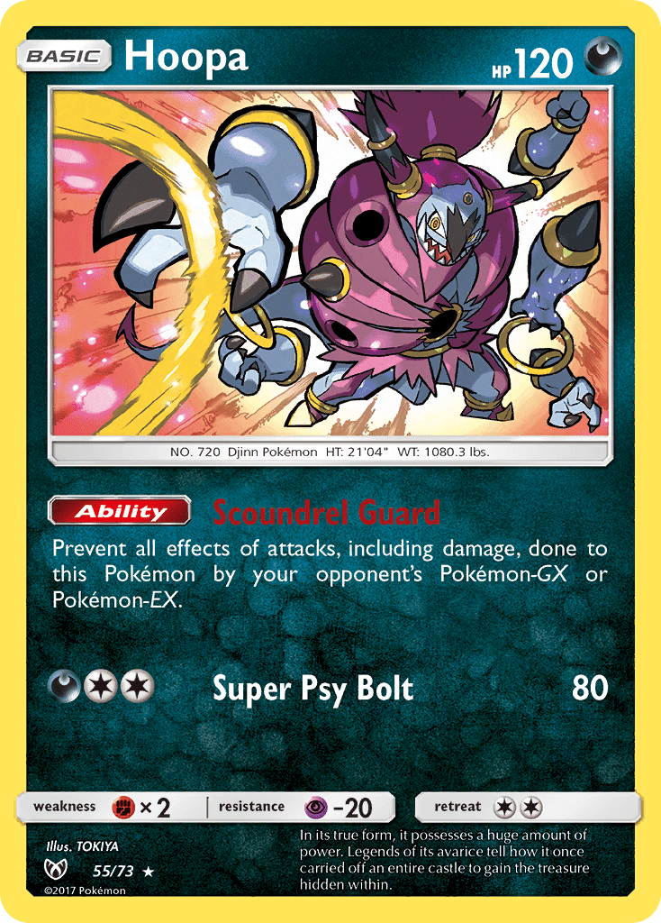 Hoopa (55/73) [Sun & Moon: Shining Legends] Pokemon Single Pokémon  | Multizone: Comics And Games