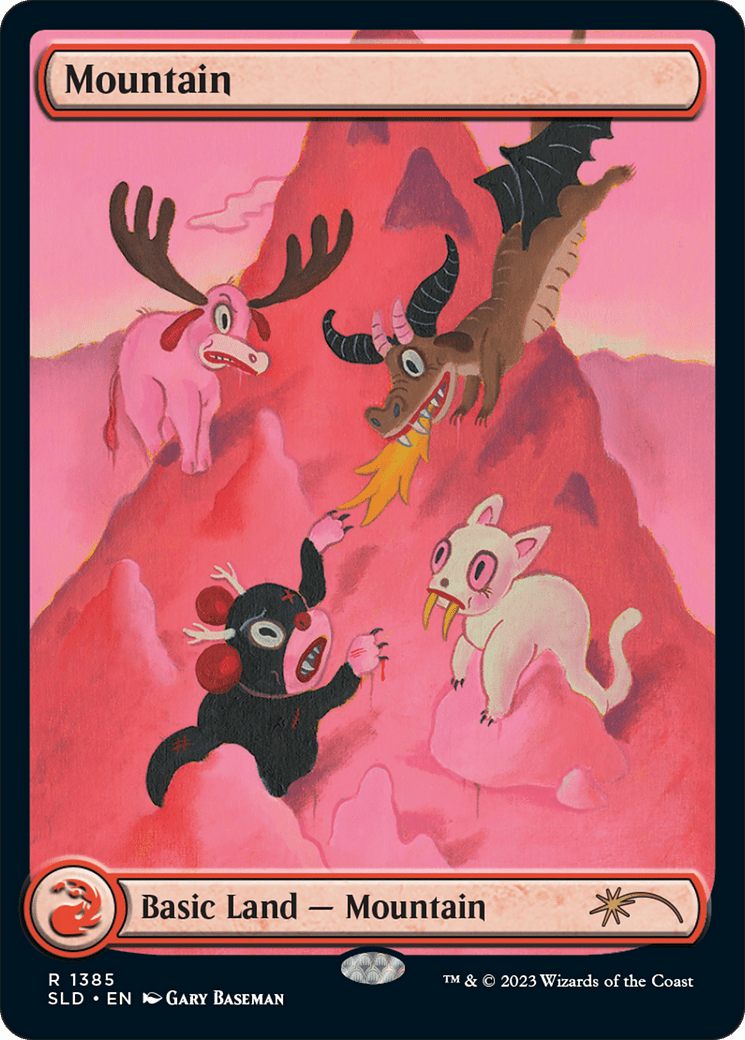 Mountain (1385) [Secret Lair Drop Series] MTG Single Magic: The Gathering  | Multizone: Comics And Games