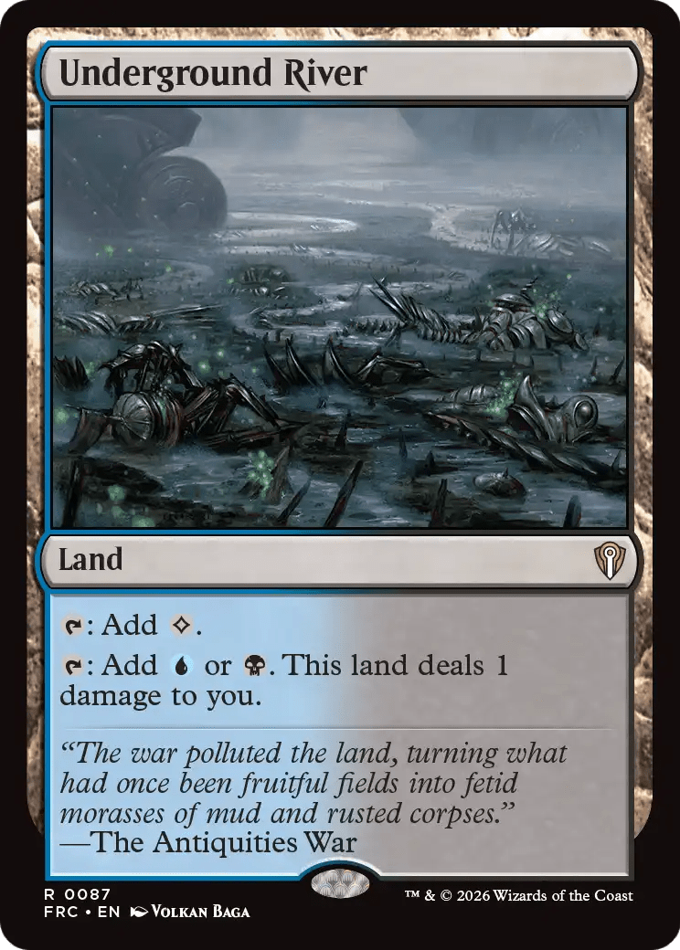 Underground River [Reality Fracture Commander] MTG Single Magic: The Gathering  | Multizone: Comics And Games
