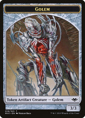 Zombie // Golem Double-Sided Token [Modern Horizons Tokens] MTG Single Magic: The Gathering  | Multizone: Comics And Games
