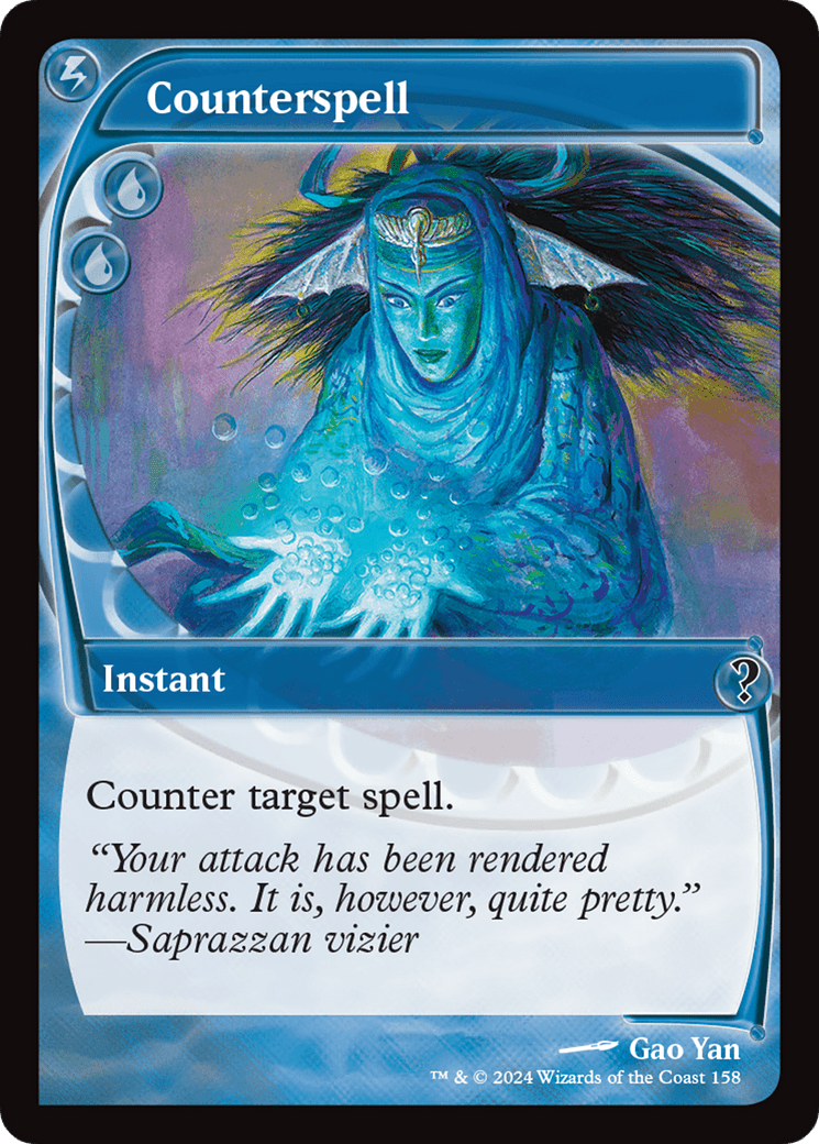 Counterspell (Future Sight) [Mystery Booster 2] MTG Single Magic: The Gathering  | Multizone: Comics And Games