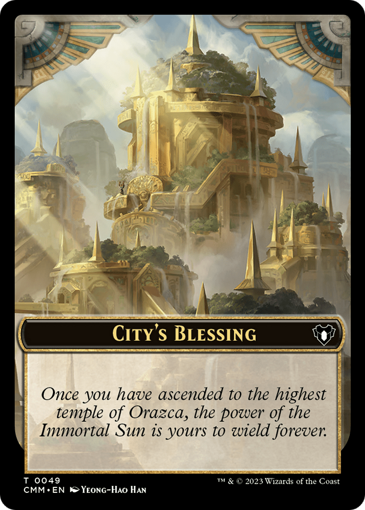 City's Blessing Token [Commander Masters Tokens] MTG Single Magic: The Gathering  | Multizone: Comics And Games