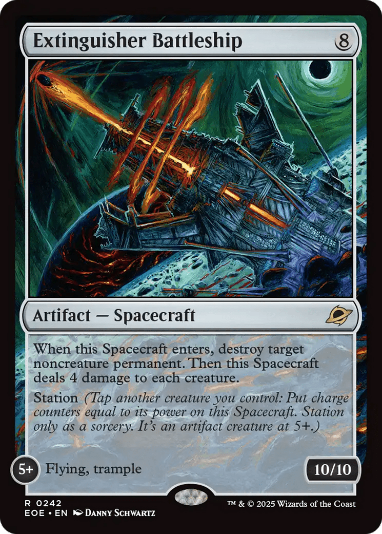 Extinguisher Battleship [Edge of Eternities] MTG Single Magic: The Gathering  | Multizone: Comics And Games