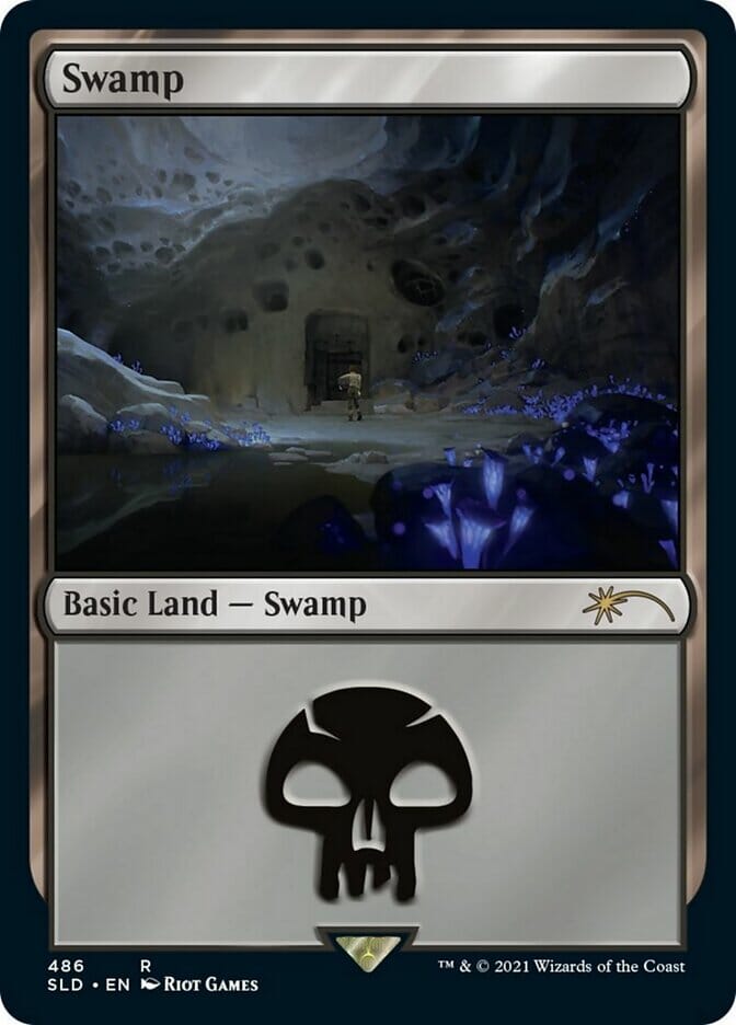 Swamp (486) [Secret Lair Drop Series] MTG Single Magic: The Gathering  | Multizone: Comics And Games