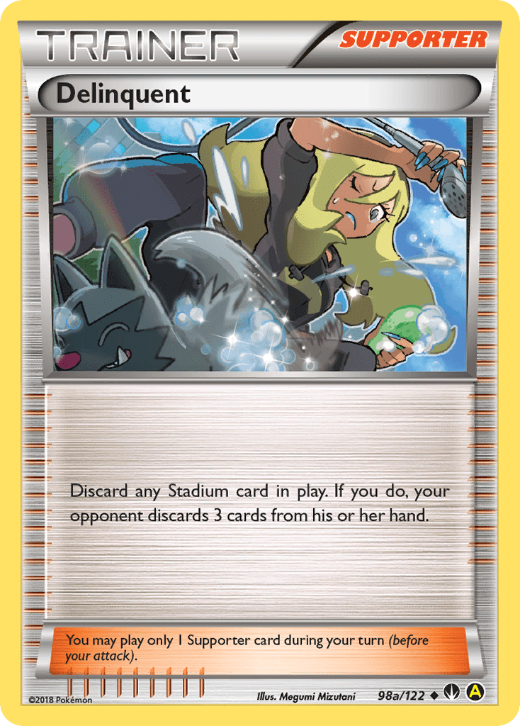 Delinquent (98a/122) [Alternate Art Promos] Pokemon Single Pokémon  | Multizone: Comics And Games
