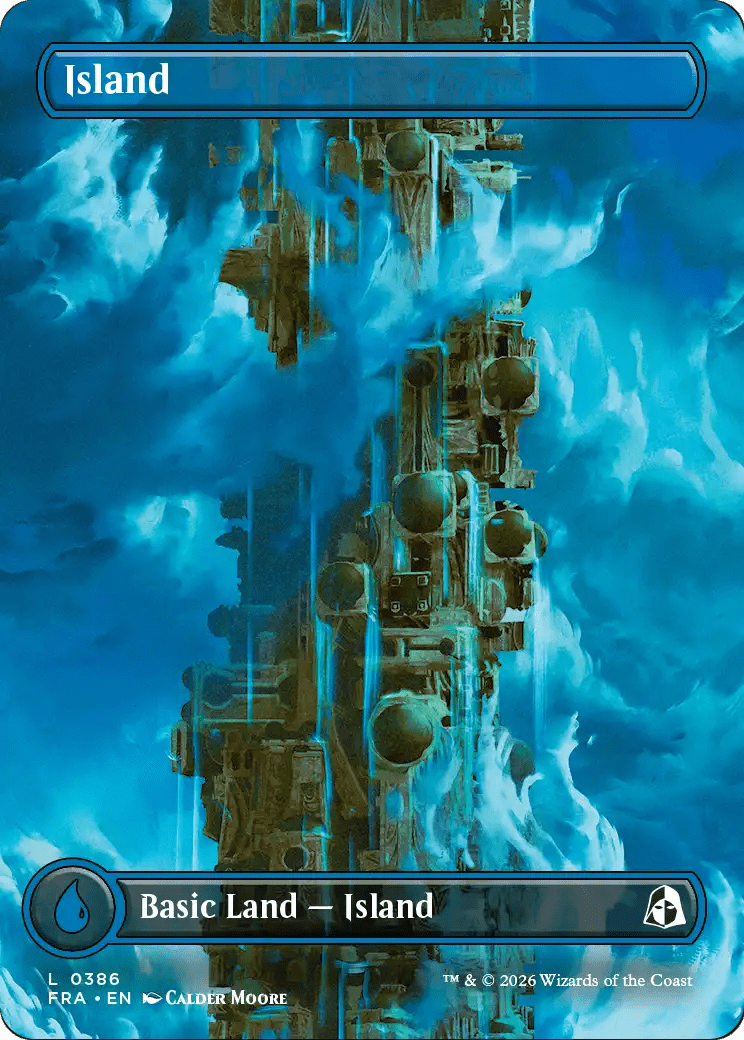 Island (Borderless) (0386) [Reality Fracture] MTG Single Magic: The Gathering  | Multizone: Comics And Games