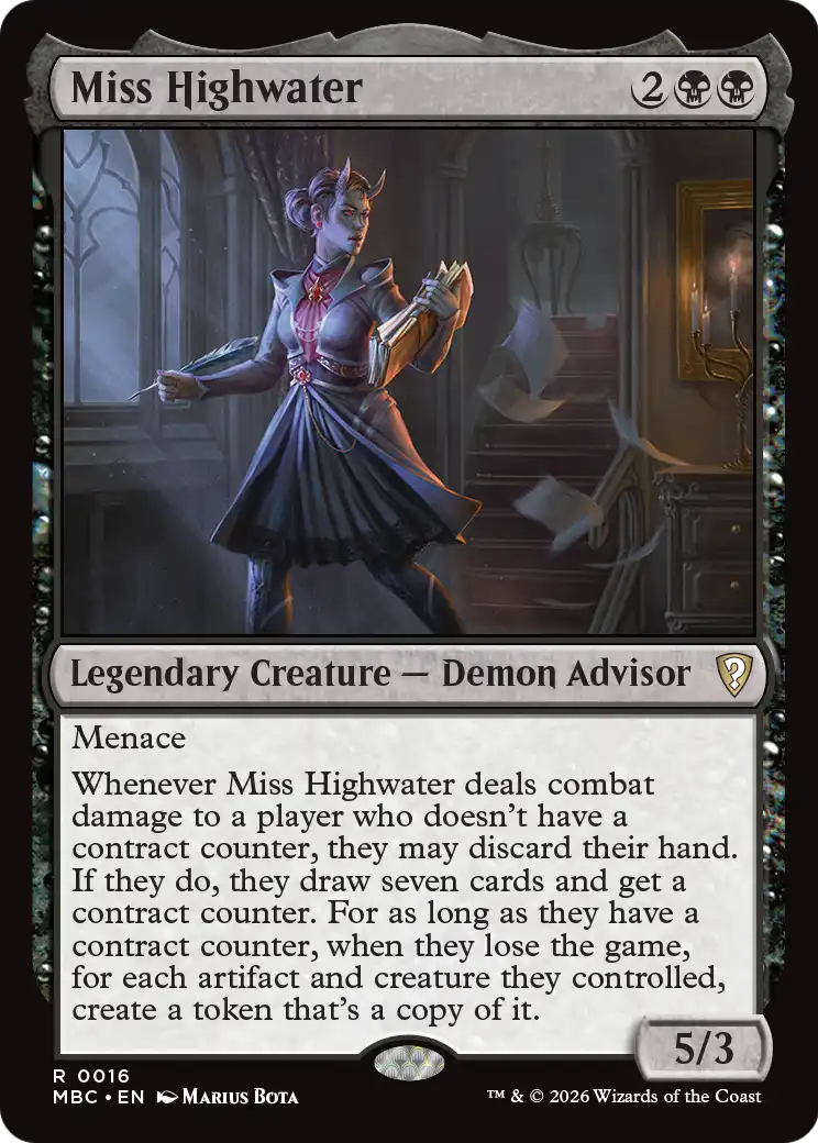 Miss Highwater [Mystery Booster: Commander Edition] | Multizone: Comics And Games