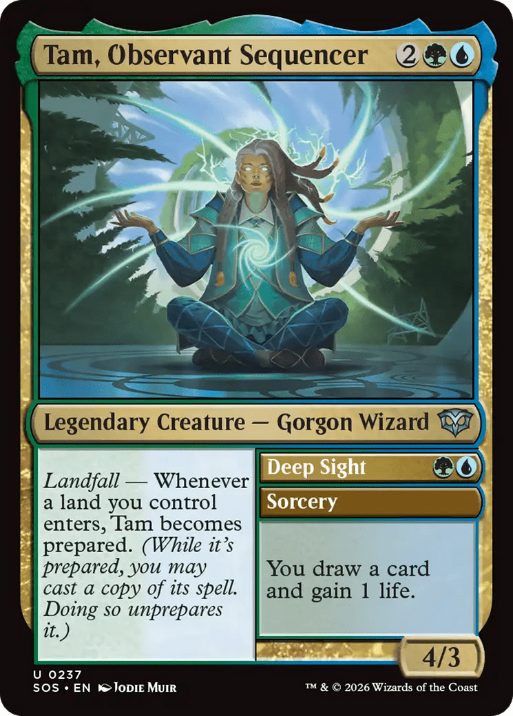 Tam, Observant Sequencer [Secrets of Strixhaven] MTG Single Magic: The Gathering  | Multizone: Comics And Games