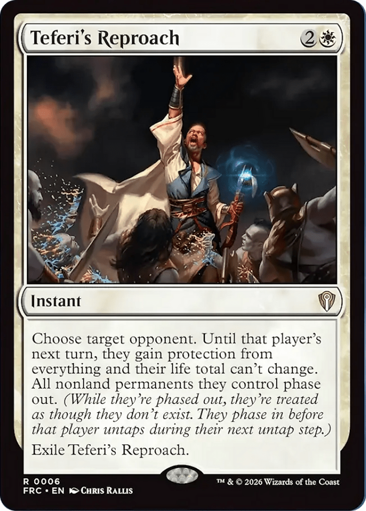 Teferi's Reproach [Reality Fracture Commander] MTG Single Magic: The Gathering  | Multizone: Comics And Games
