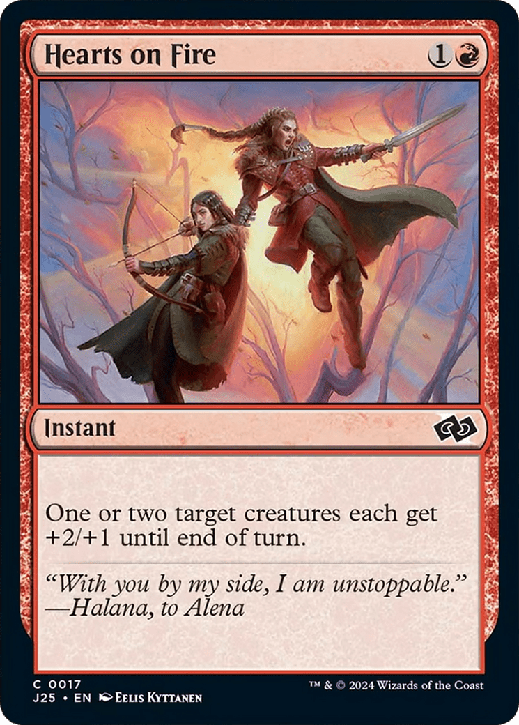 Hearts on Fire [Foundations Jumpstart] MTG Single Magic: The Gathering  | Multizone: Comics And Games