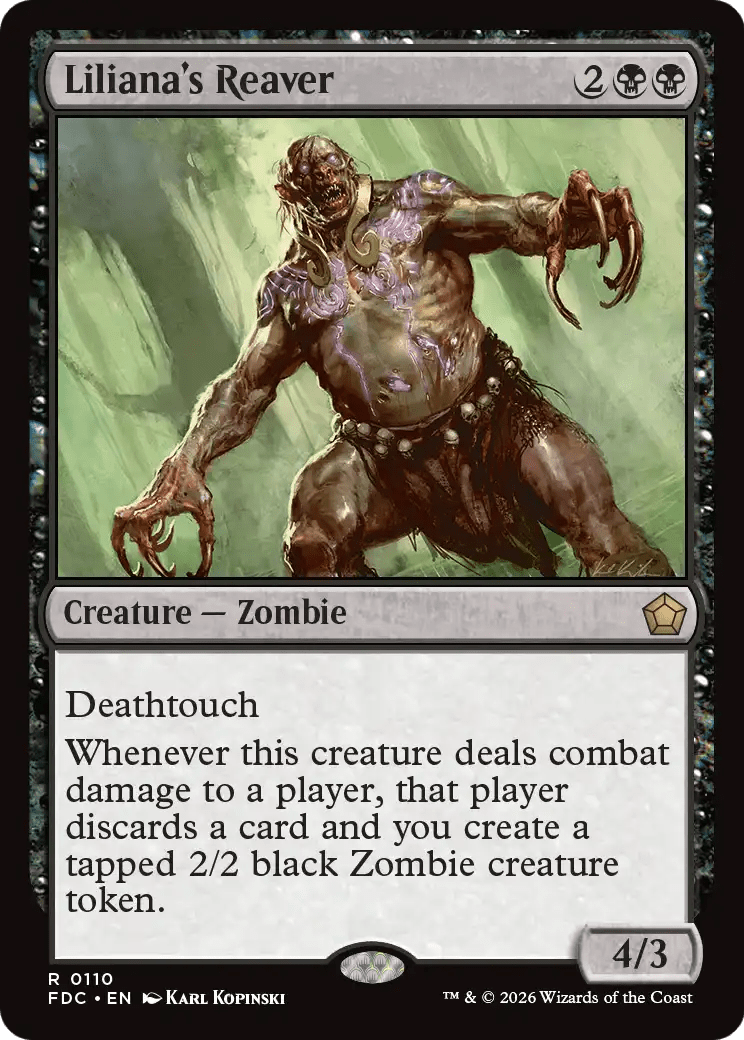 Liliana's Reaver [Foundations Commander] MTG Single Magic: The Gathering  | Multizone: Comics And Games