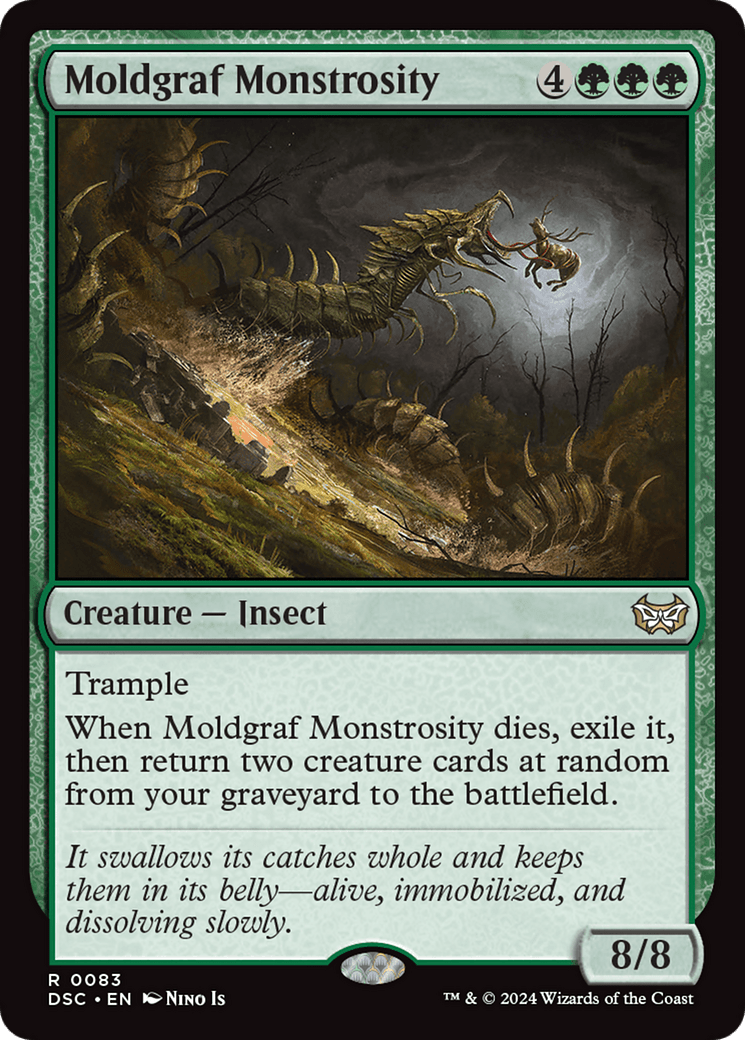 Moldgraf Monstrosity [Duskmourn: House of Horror Commander] MTG Single Magic: The Gathering  | Multizone: Comics And Games
