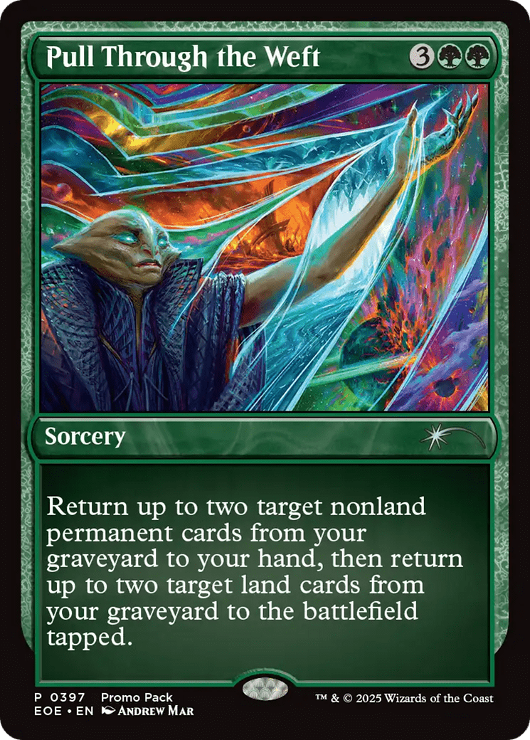 Pull Through the Weft (Promo Pack) [Edge of Eternities Promo Pack] MTG Single Magic: The Gathering  | Multizone: Comics And Games
