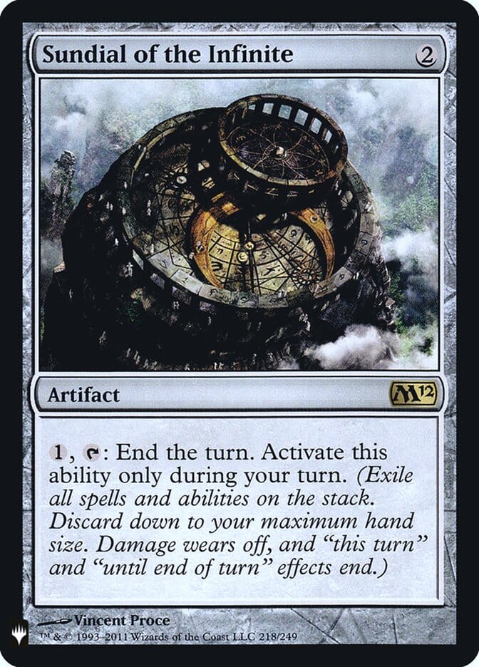 Sundial of the Infinite [Mystery Booster] MTG Single Magic: The Gathering  | Multizone: Comics And Games