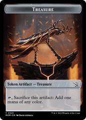 Treasure (21) // Spirit (14) Double-Sided Token [March of the Machine Tokens] MTG Single Magic: The Gathering  | Multizone: Comics And Games