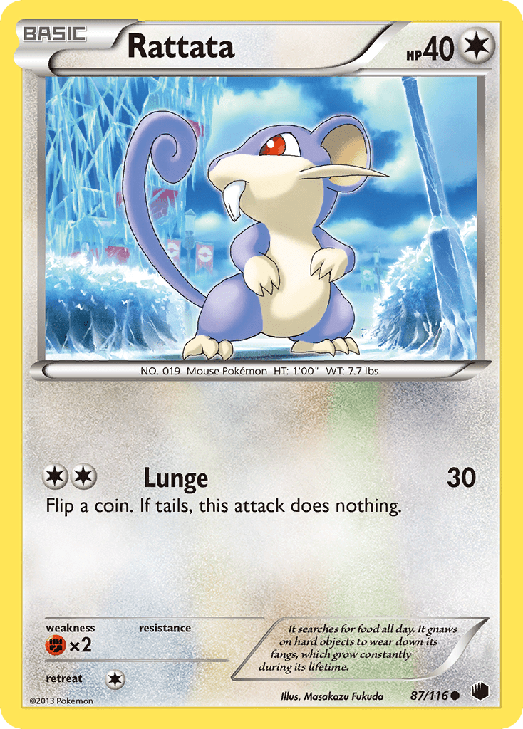 Rattata (87/116) [Black & White: Plasma Freeze] Pokemon Single Pokémon  | Multizone: Comics And Games