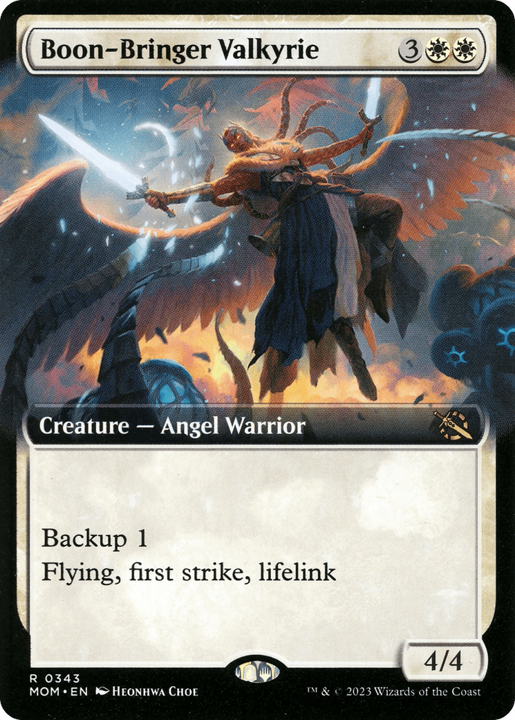 Boon-Bringer Valkyrie (Extended Art) [March of the Machine] MTG Single Magic: The Gathering  | Multizone: Comics And Games