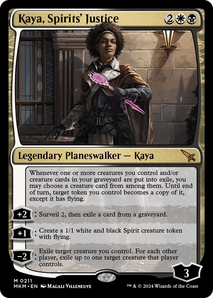 Kaya, Spirits' Justice [Murders at Karlov Manor] MTG Single Magic: The Gathering  | Multizone: Comics And Games