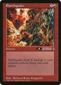 Earthquake (Oversized) [Oversize Cards] MTG Single Magic: The Gathering  | Multizone: Comics And Games