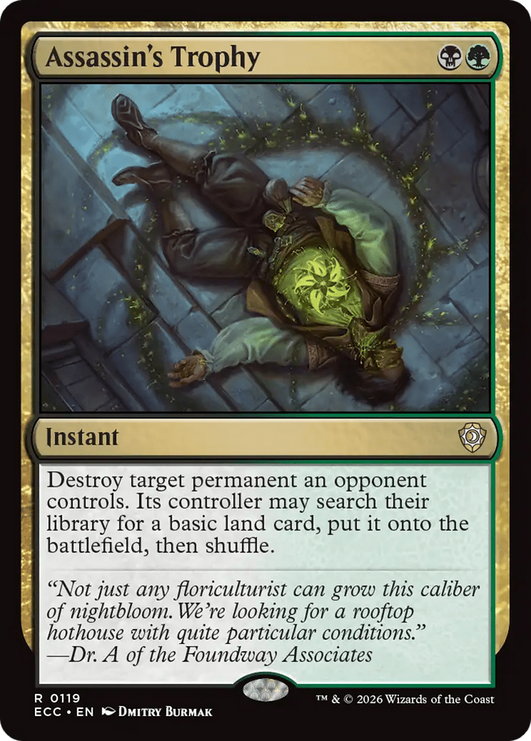 Assassin's Trophy [Lorwyn Eclipsed Commander] MTG Single Magic: The Gathering  | Multizone: Comics And Games