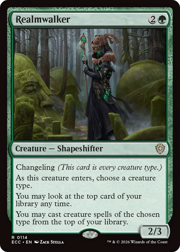 Realmwalker [Lorwyn Eclipsed Commander] MTG Single Magic: The Gathering  | Multizone: Comics And Games