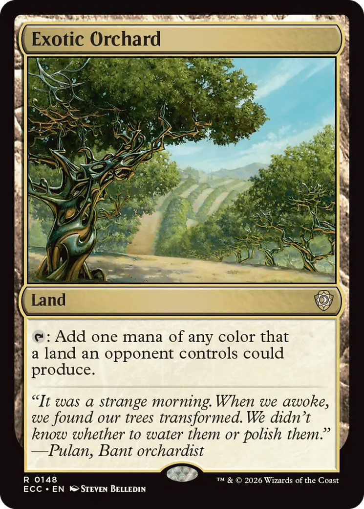 Exotic Orchard [Lorwyn Eclipsed Commander] MTG Single Magic: The Gathering  | Multizone: Comics And Games