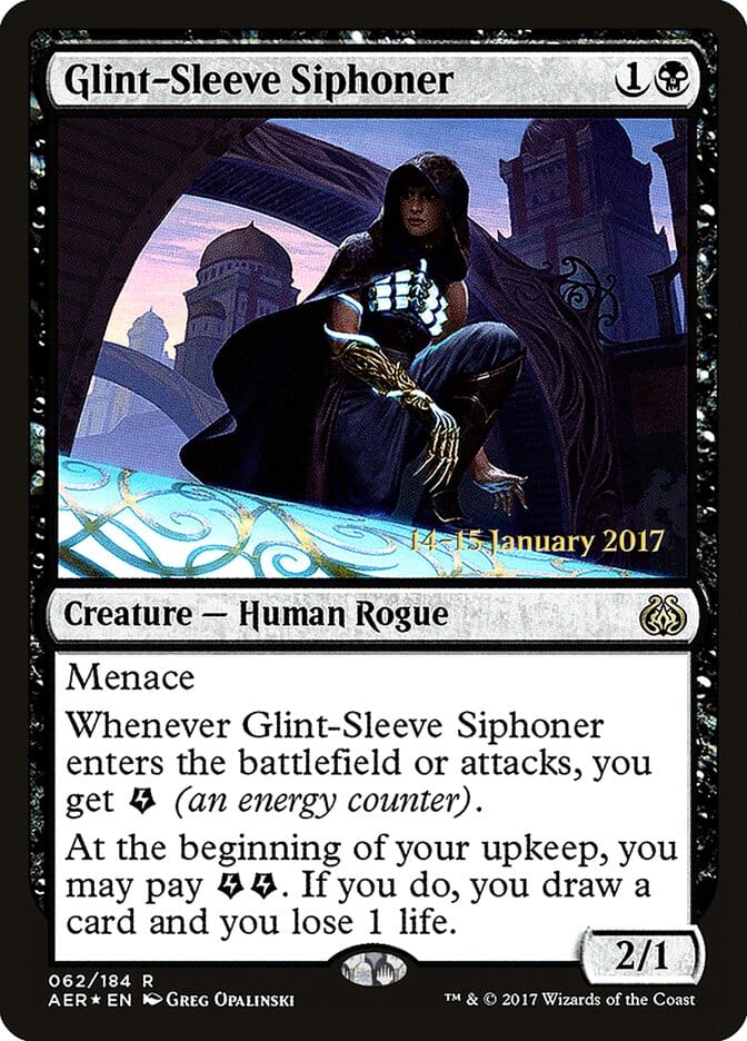 Glint-Sleeve Siphoner [Aether Revolt Prerelease Promos] MTG Single Magic: The Gathering  | Multizone: Comics And Games