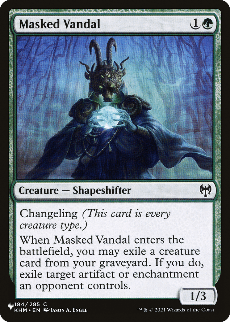 Masked Vandal [The List] MTG Single Magic: The Gathering  | Multizone: Comics And Games