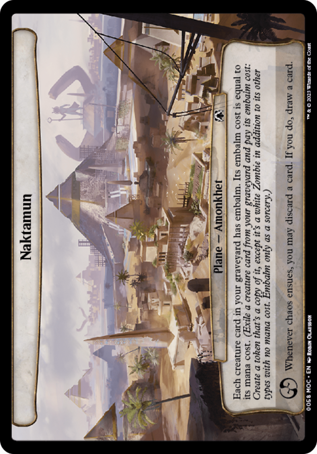 Naktamun [March of the Machine Commander] MTG Single Magic: The Gathering  | Multizone: Comics And Games