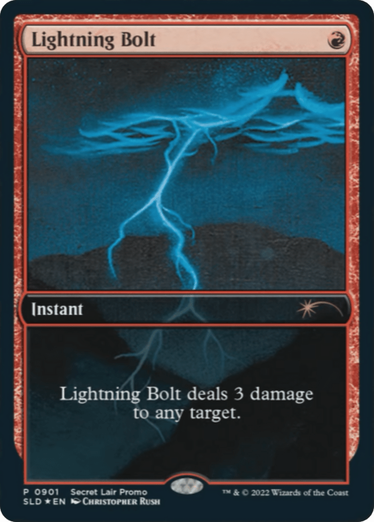 Lightning Bolt (0901) [Secret Lair Drop Series] MTG Single Magic: The Gathering  | Multizone: Comics And Games