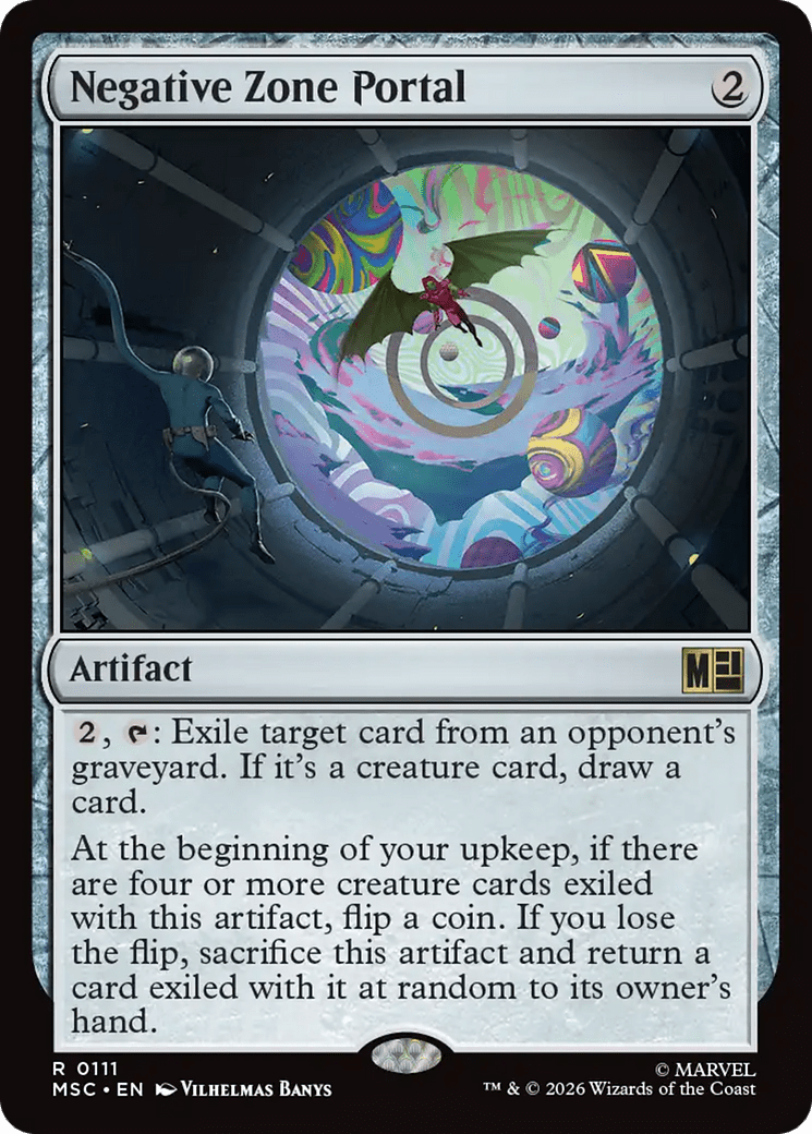 Negative Zone Portal [Marvel Super Heroes Commander] MTG Single Magic: The Gathering  | Multizone: Comics And Games