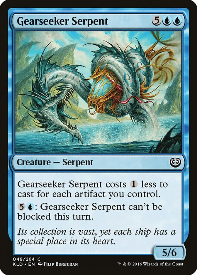 Gearseeker Serpent [Kaladesh] MTG Single Magic: The Gathering  | Multizone: Comics And Games