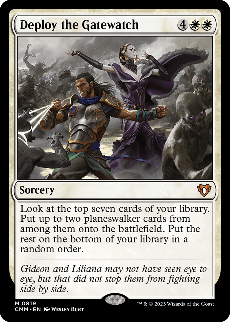 Deploy the Gatewatch [Commander Masters] MTG Single Magic: The Gathering  | Multizone: Comics And Games