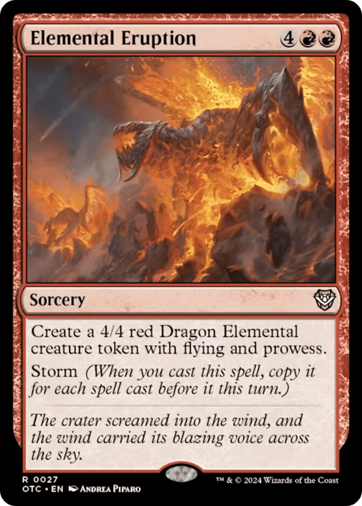 Elemental Eruption [Outlaws of Thunder Junction Commander] MTG Single Magic: The Gathering  | Multizone: Comics And Games