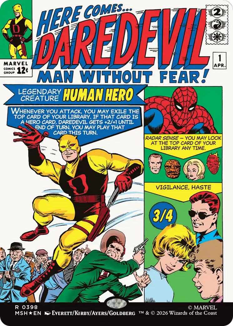 Daredevil, Man Without Fear (Borderless) (0398) [Marvel Super Heroes] | Multizone: Comics And Games