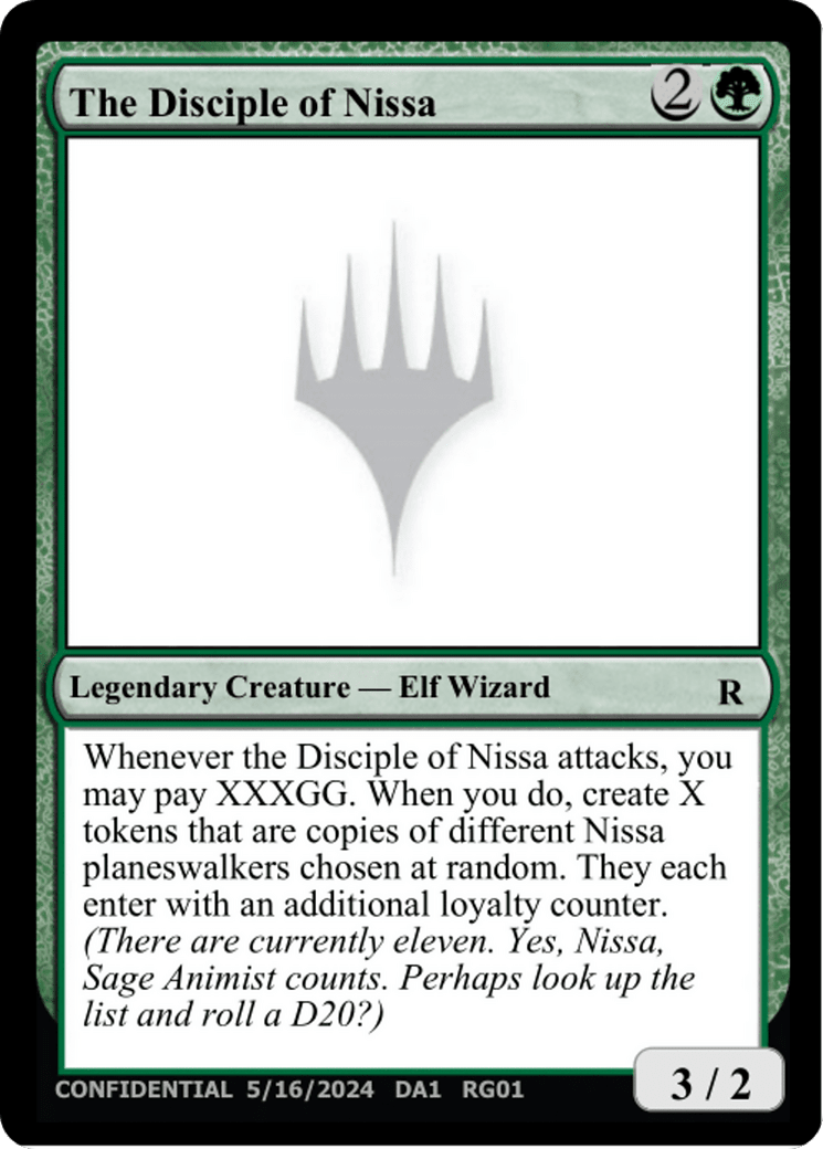 The Disciple of Nissa [Unknown Event] MTG Single Magic: The Gathering  | Multizone: Comics And Games