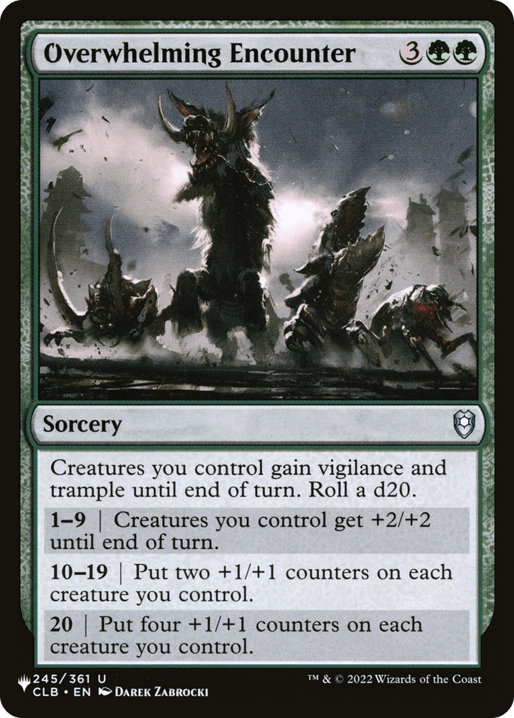 Overwhelming Encounter [The List] MTG Single Magic: The Gathering  | Multizone: Comics And Games