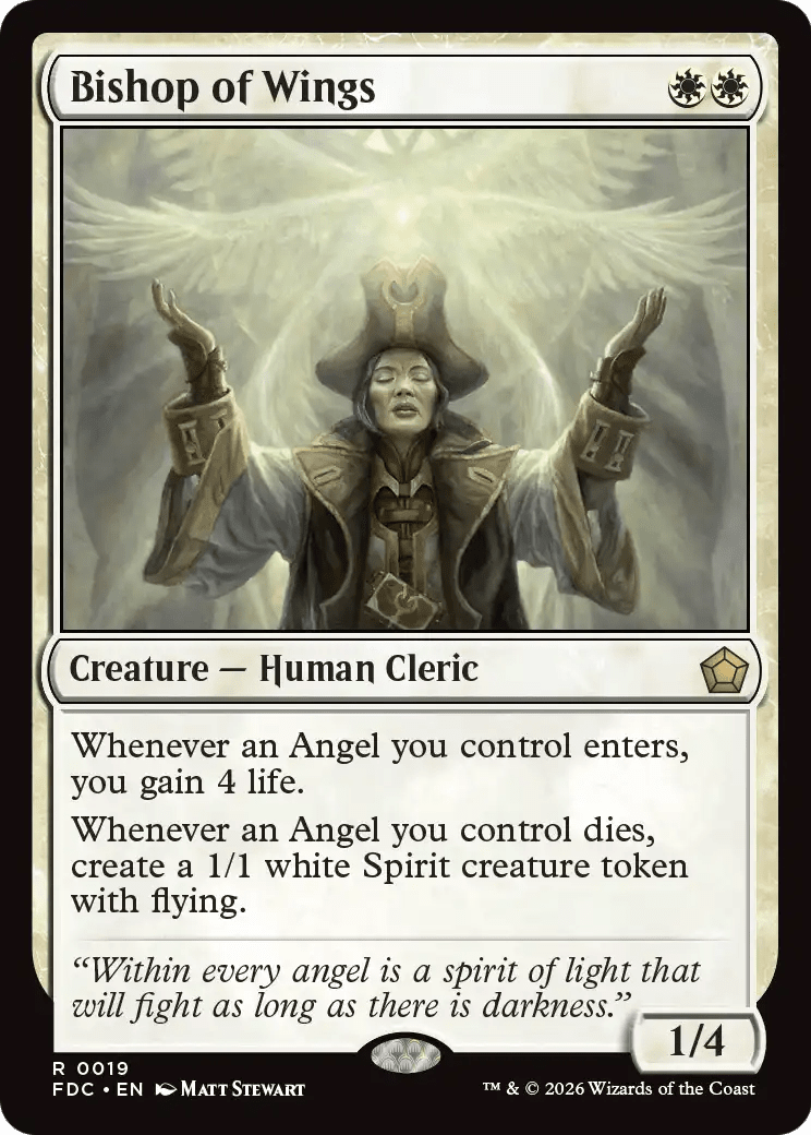 Bishop of Wings [Foundations Commander] MTG Single Magic: The Gathering  | Multizone: Comics And Games