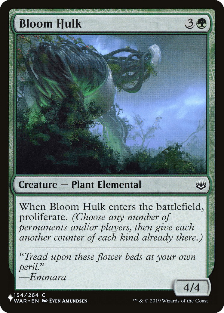 Bloom Hulk [The List] MTG Single Magic: The Gathering  | Multizone: Comics And Games