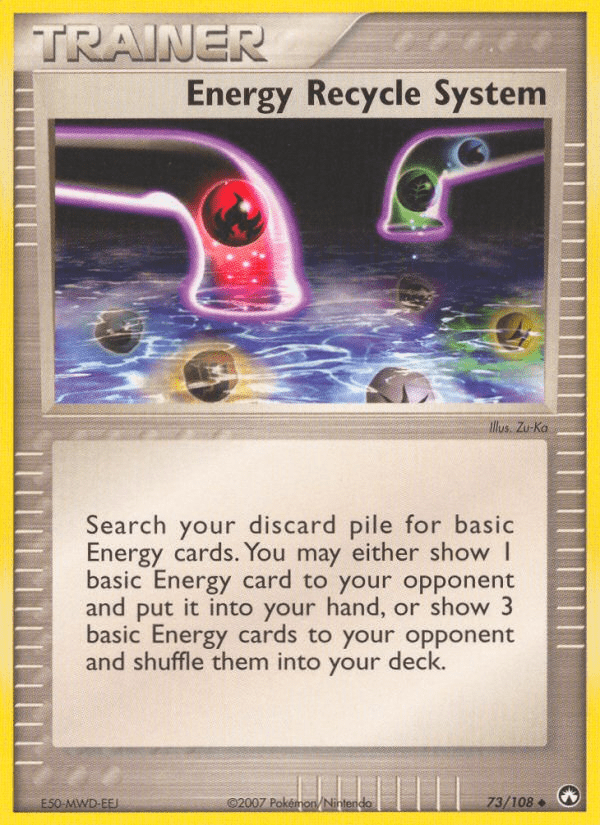 Energy Recycle System (73/108) [EX: Power Keepers] Pokemon Single Pokémon  | Multizone: Comics And Games