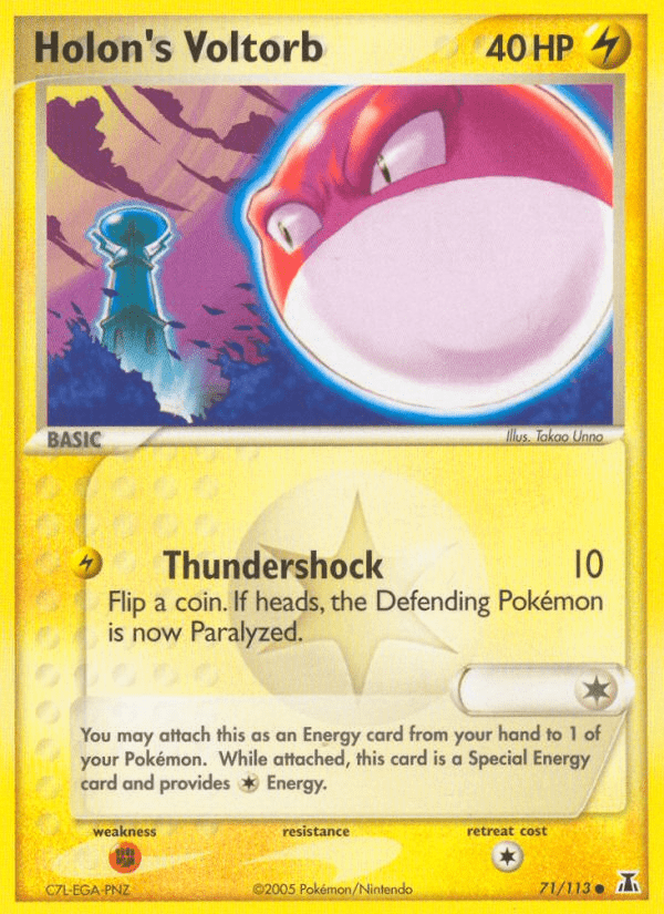 Holon's Voltorb (71/113) [EX: Delta Species] Pokemon Single Pokémon  | Multizone: Comics And Games