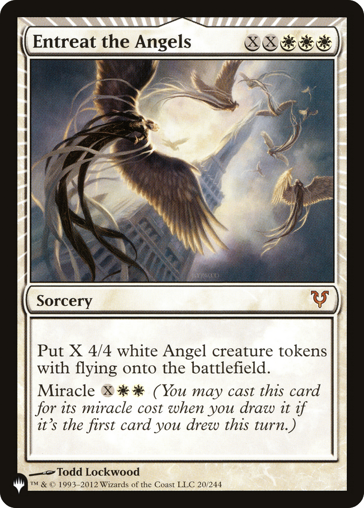 Entreat the Angels [Secret Lair: Angels] MTG Single Magic: The Gathering  | Multizone: Comics And Games