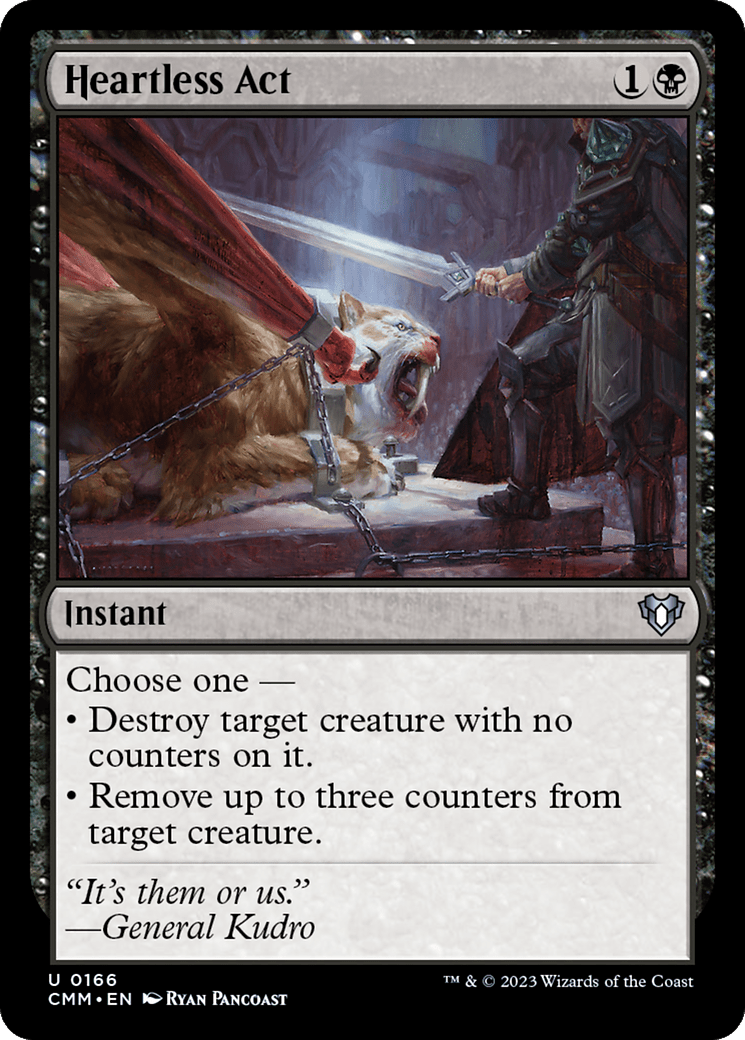 Heartless Act [Commander Masters] MTG Single Magic: The Gathering  | Multizone: Comics And Games