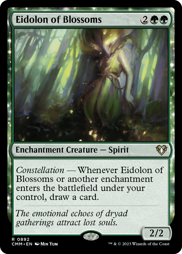 Eidolon of Blossoms [Commander Masters] MTG Single Magic: The Gathering  | Multizone: Comics And Games