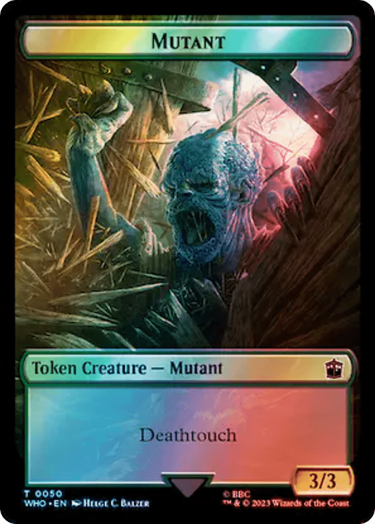 Copy // Mutant Double-Sided Token (Surge Foil) [Doctor Who Tokens] MTG Single Magic: The Gathering  | Multizone: Comics And Games
