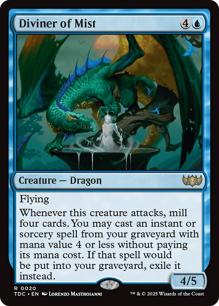Diviner of Mist [Tarkir: Dragonstorm Commander] MTG Single Magic: The Gathering  | Multizone: Comics And Games