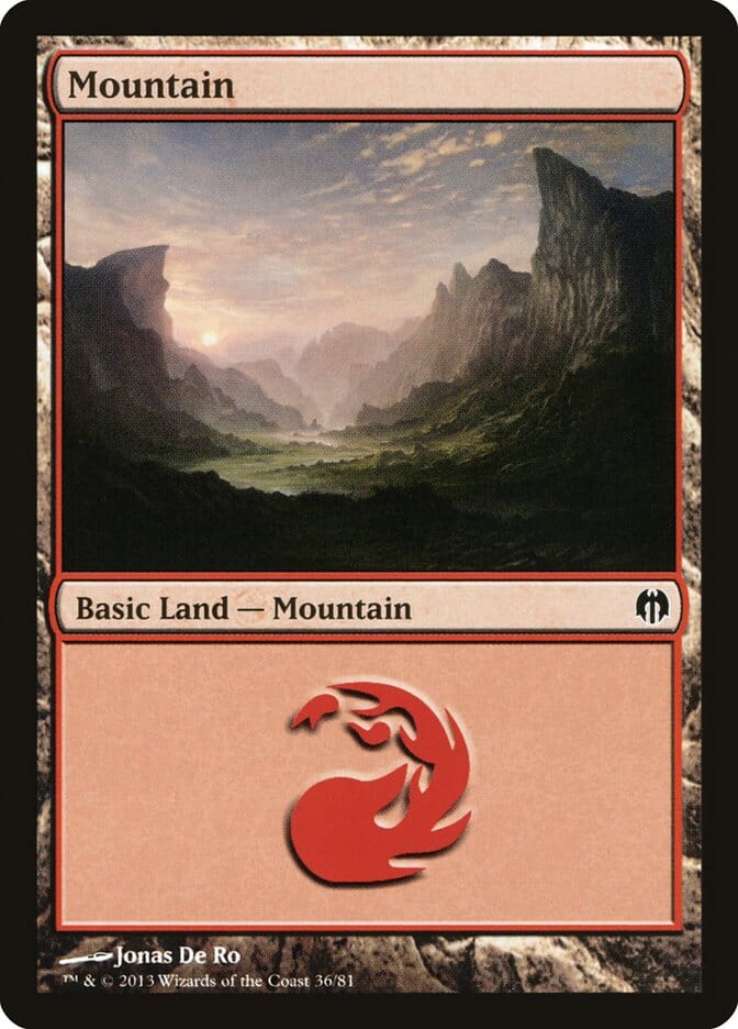 Mountain (36) [Duel Decks: Heroes vs. Monsters] MTG Single Magic: The Gathering  | Multizone: Comics And Games